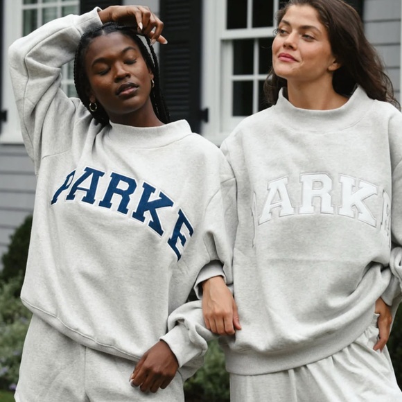 Parke Varsity Mockneck Classic Grey + Navy / XXL - Picture 3 of 3